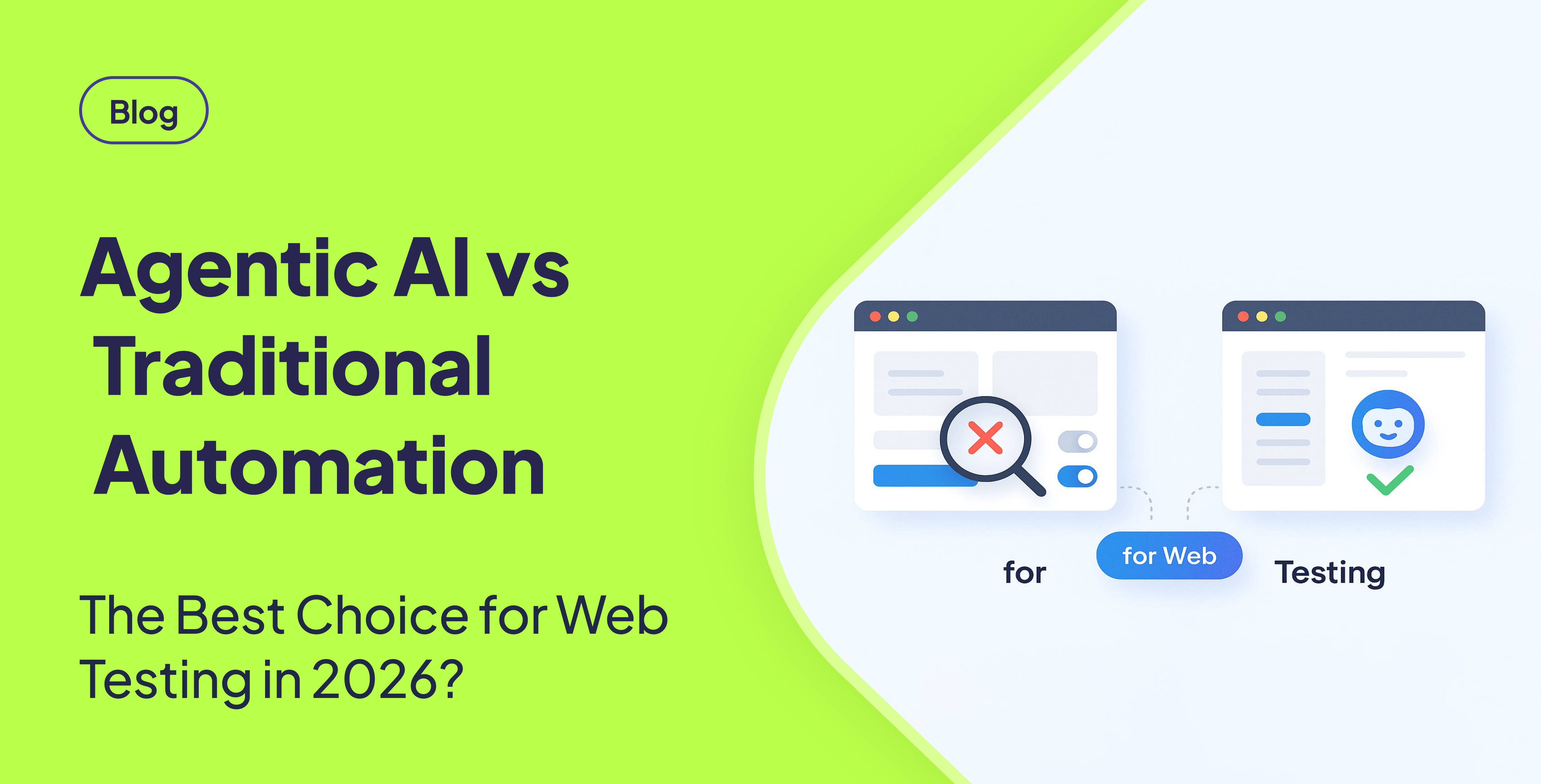 Agentic AI vs. Traditional Web Test Automation
