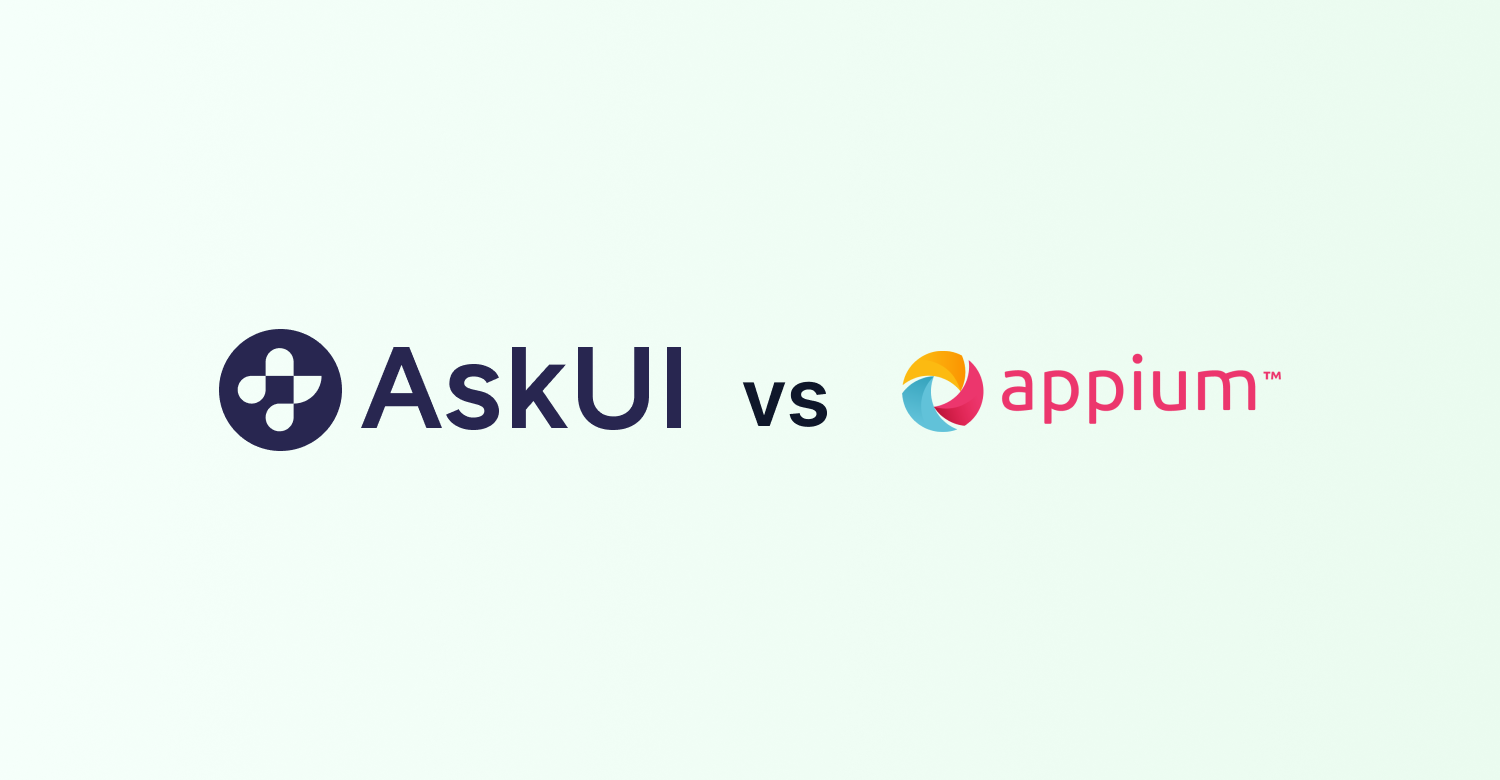 AskUI vs. Appium: Mobile vs Cross-Surface Testing