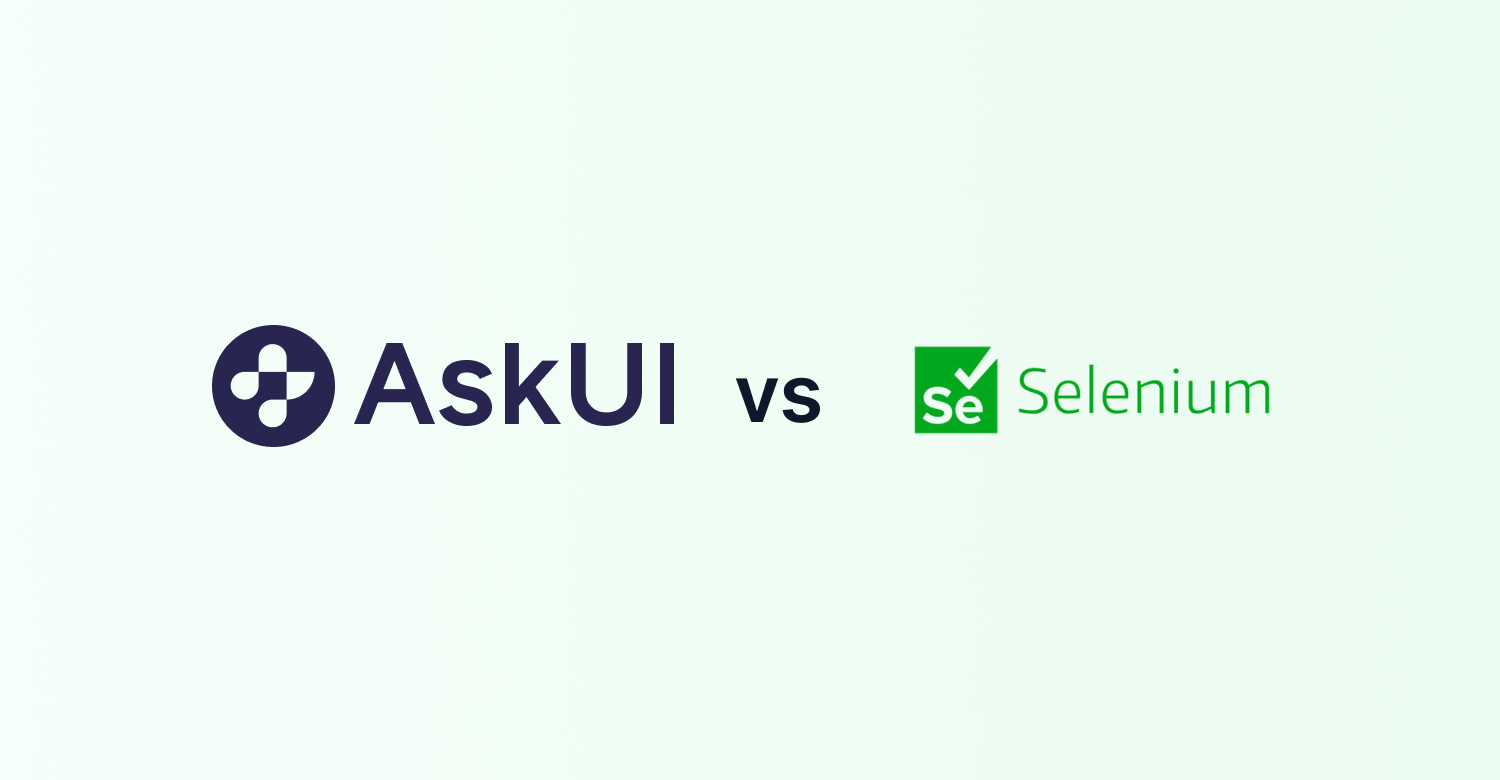 AskUI vs Selenium: DOM vs Runtime-Driven Testing