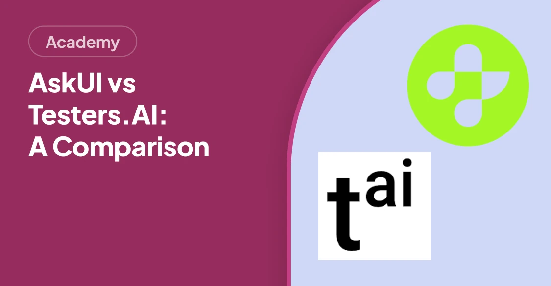 AskUI vs Testers.AI: QA Feature Comparison
