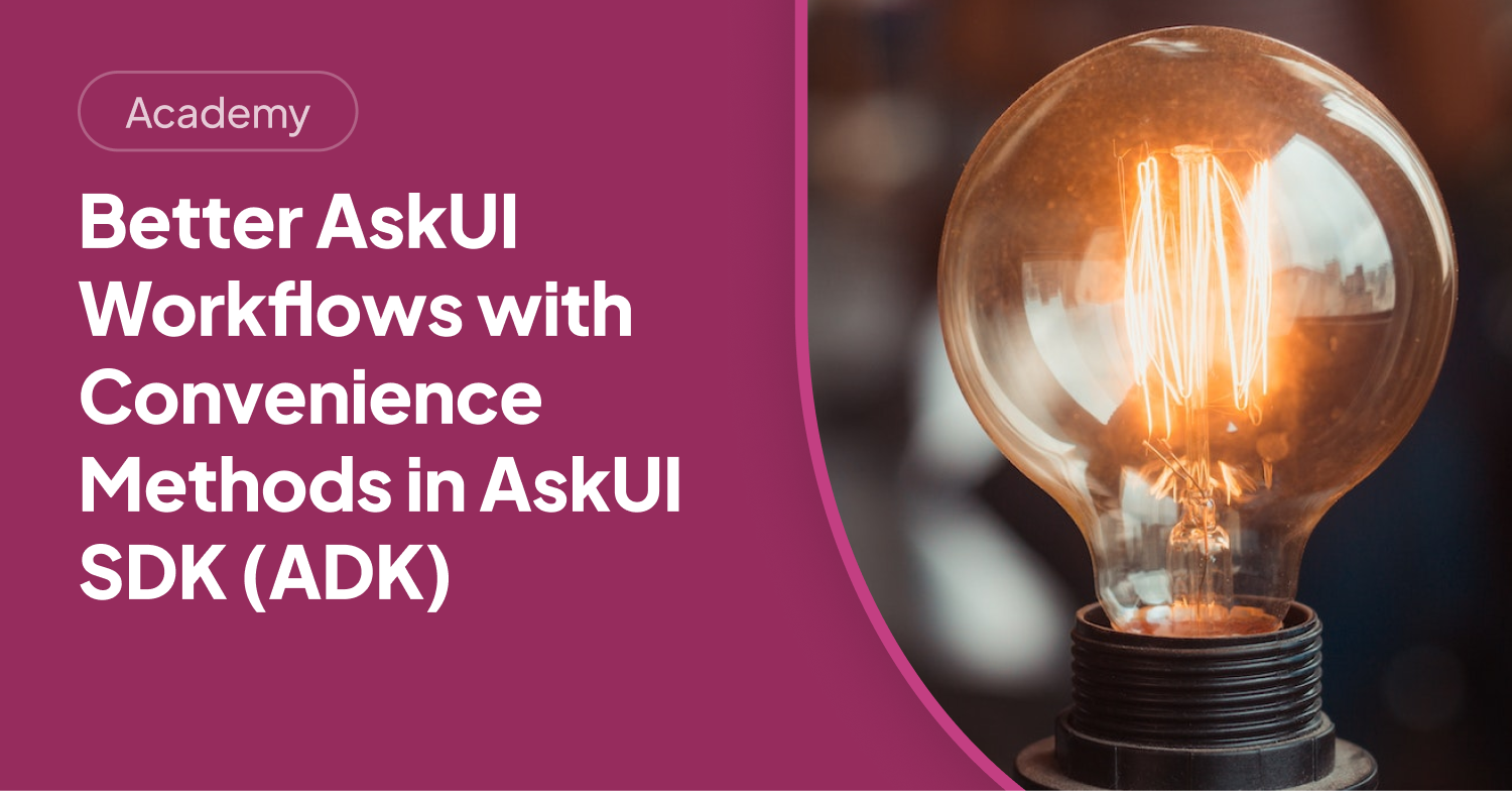 Better AskUI Workflows with SDK Methods
