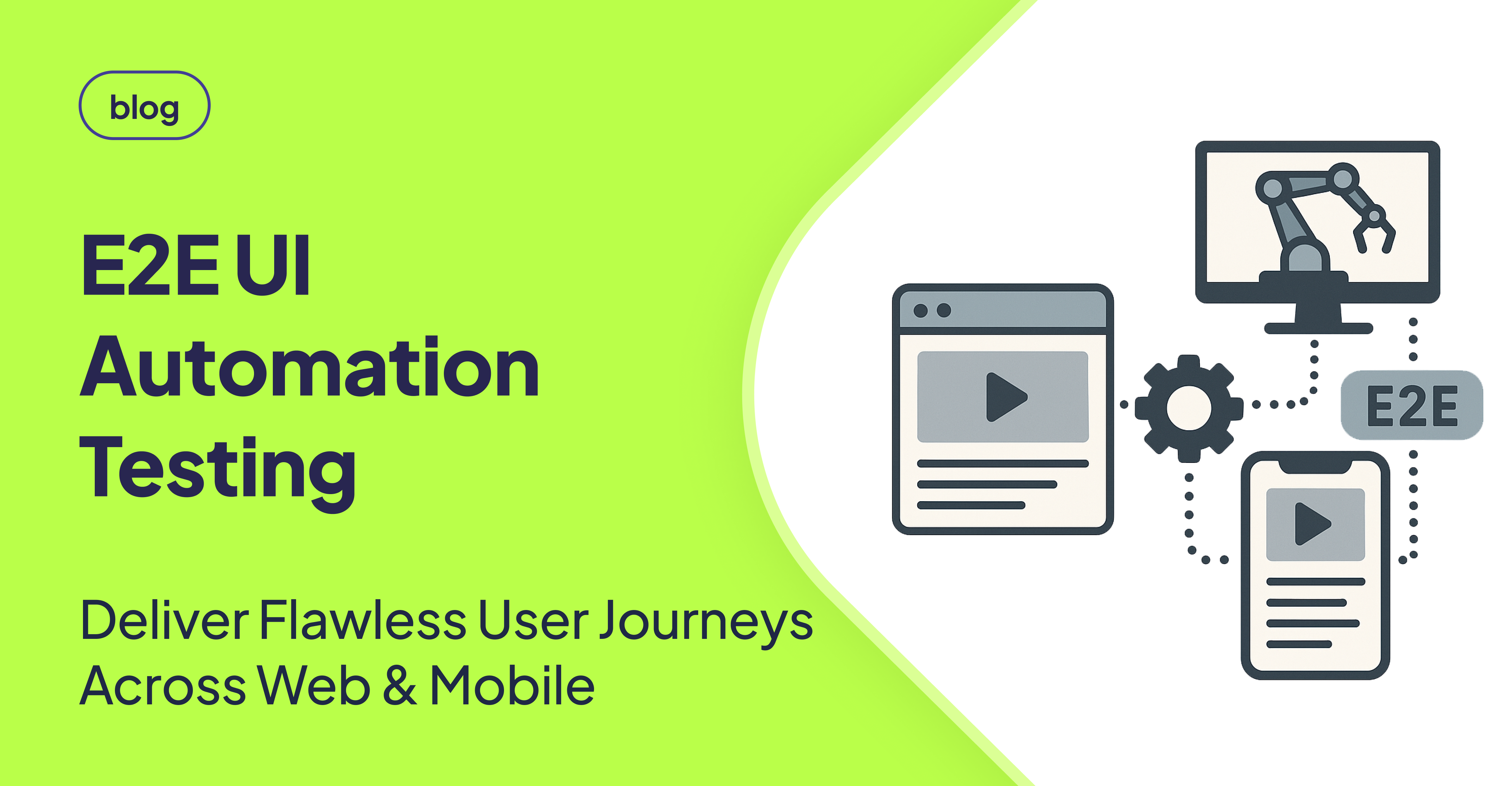 E2E UI Automation Testing for Desktop & Mobile