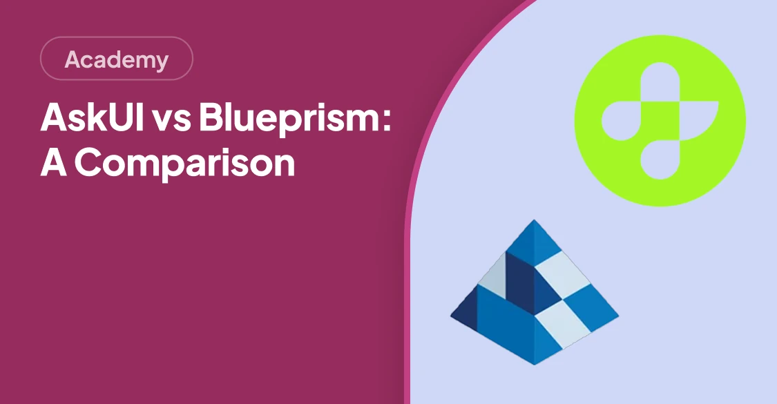 AskUI vs Blue Prism: QA and RPA Feature Comparison